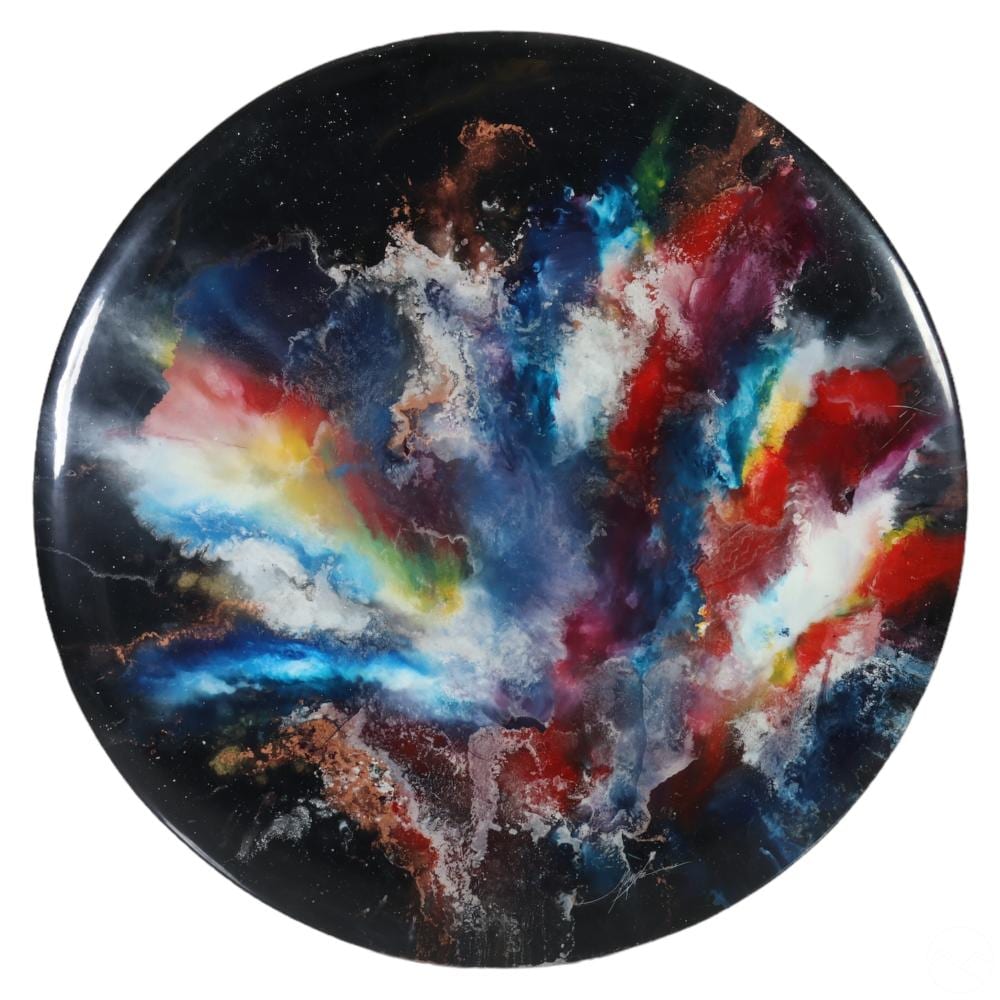 Nicholas Mirandon comparable auction result: nicholas mirandon 1945 2018 celestial 45 painting