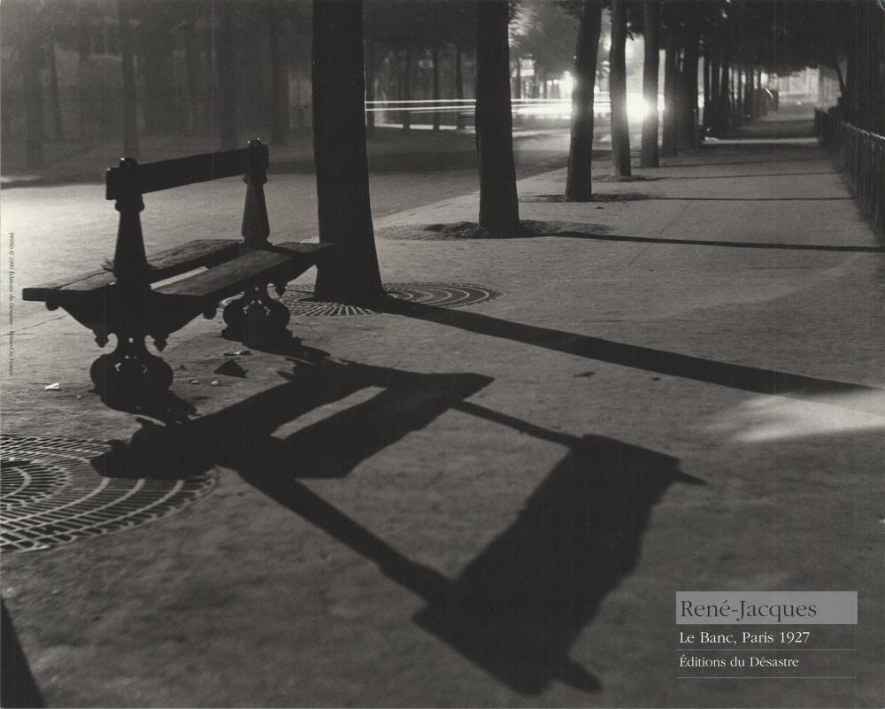 Rene Jacques comparable auction result: rene jacques le banc paris 1927 1990 offset lithograph 9 5 x 12