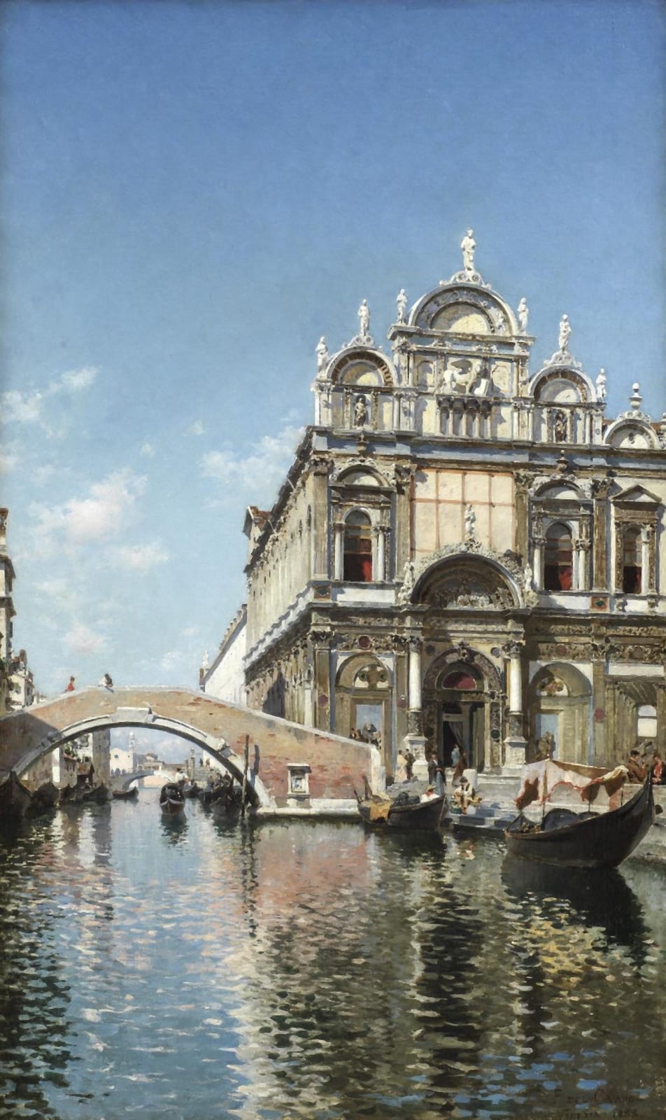 Federico del Campo comparable auction result: federico del campo peruvian 1837 1927 ospedale civile venezia