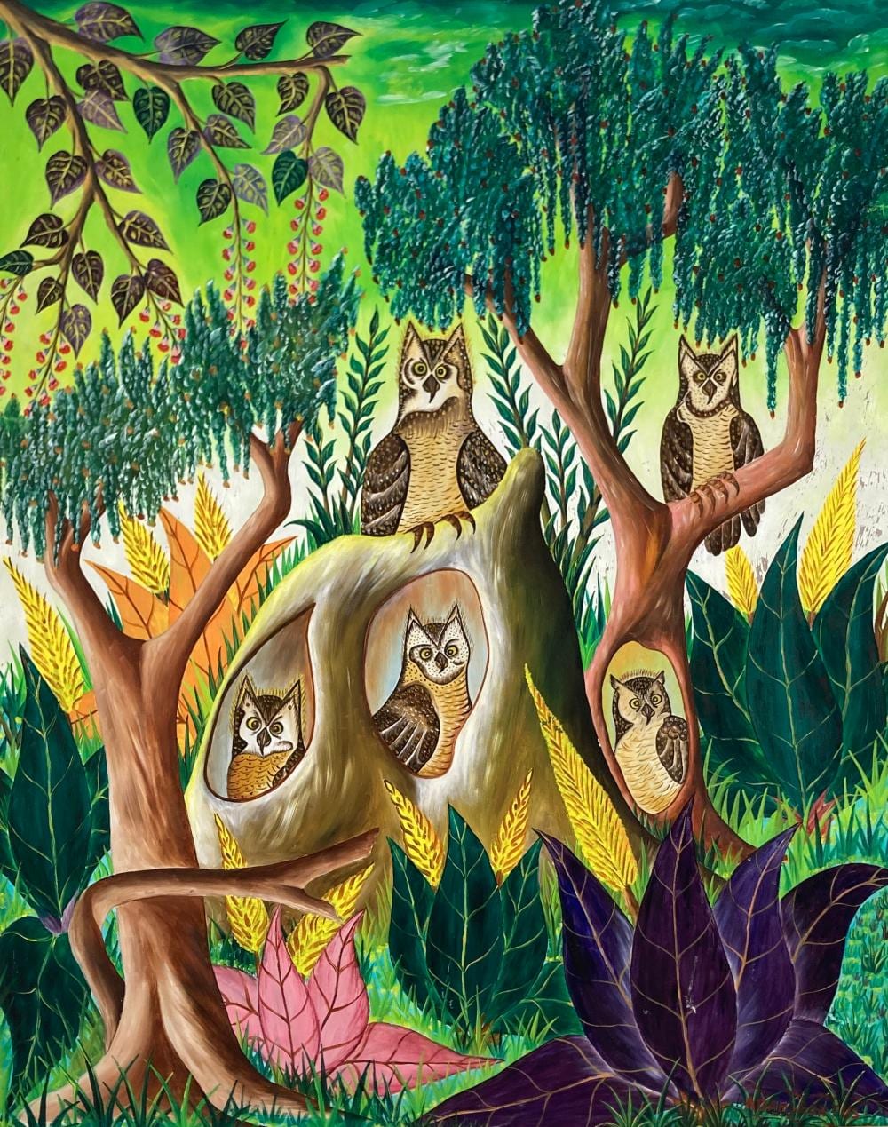 Adam Leontus comparable auction result: adam leontus haitian owls haiti