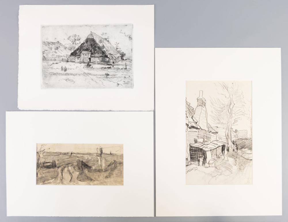 Willem Hendrik van der Nat comparable auction result: willem hendrik van der nat 1864 1929 boerderijtjes en weidelandschap