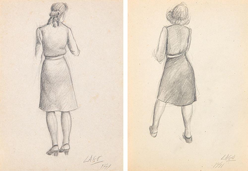 Antonio Lago Rivera comparable auction result: antonio lago rivera movement studies