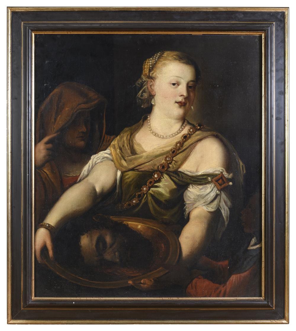 Alessandro Varotari comparable auction result: oil painting att to alessandro varotari known as il padovanino