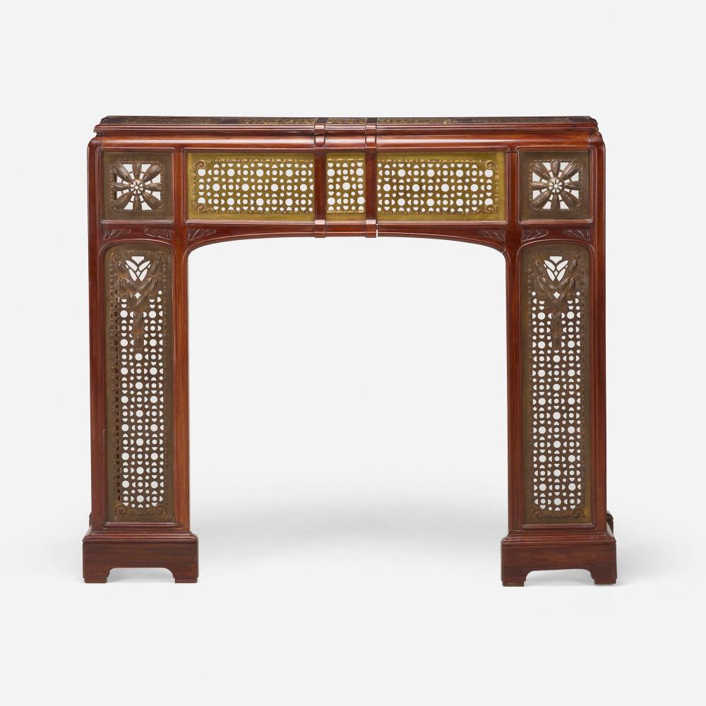 jules cayette art nouveau fireplace surround · Rago Arts and Auction Center · 2024-03-21 Jules Cayette comparable auction result: jules cayette art nouveau fireplace surround