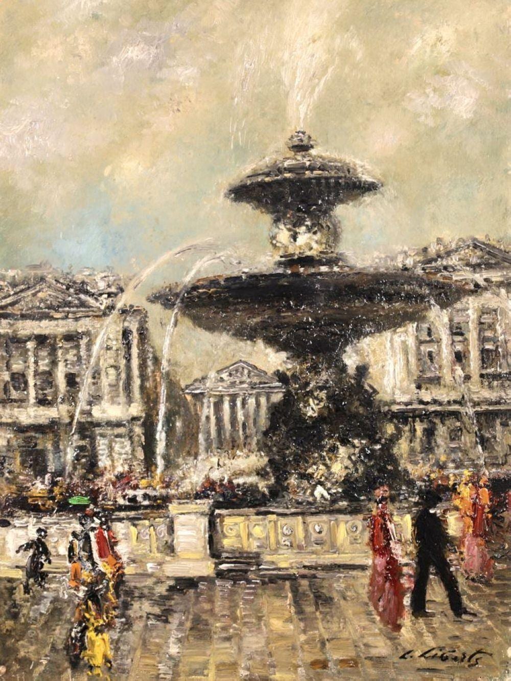 Ludolfs Liberts comparable auction result: ludolfs liberts 1895 1959 la place de la concorde ludolfs liberts 1895 1959 la place de la concorde