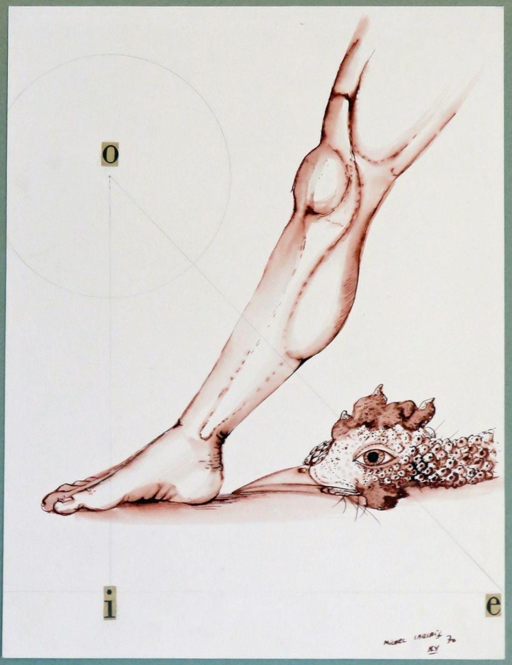 michel lablais 1925 2017 anatomical artwork signed · Austin York LLC · 2024-04-22 Michel Lablais comparable auction result: michel lablais 1925 2017 anatomical artwork signed