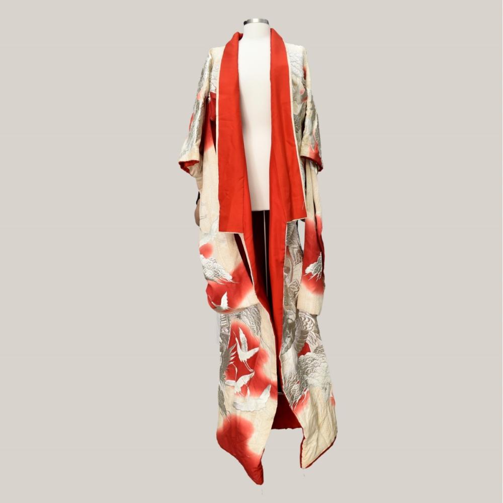 Auction comp thumbnail for Antique Japanese Silk Embroidered Kimono (Kodner Galleries, Lot 55)