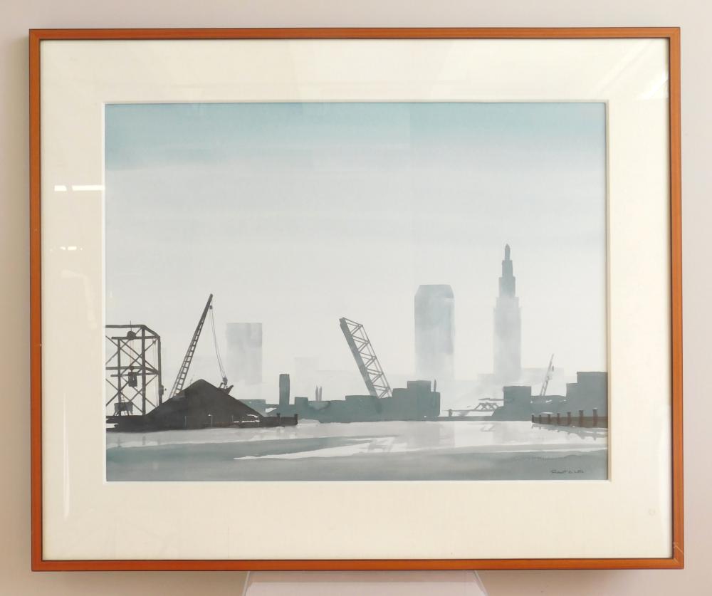 Robert W. Little comparable auction result: robert little american 1919 2005 watercolor