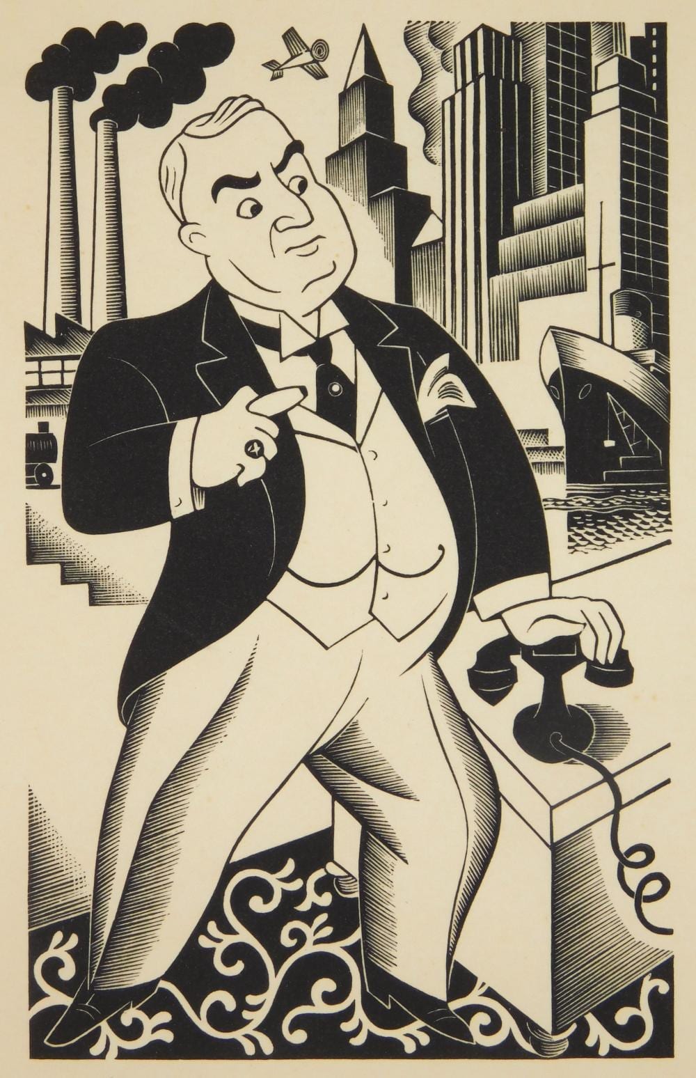 Boris Artzybasheff comparable auction result: boris artzybasheff american 1899 1965 wood engraving