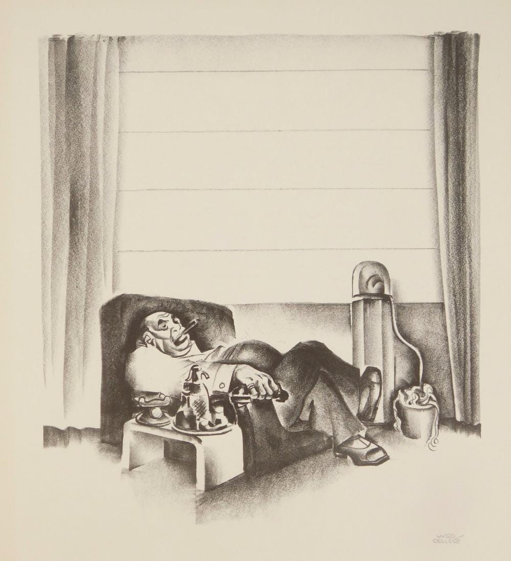Hugo Gellert comparable auction result: hugo gellert american 1892 1985 lithograph