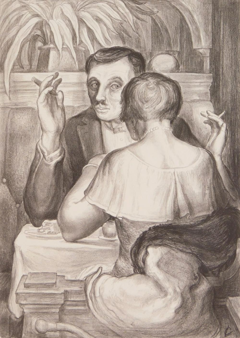 Charles Locke comparable auction result: charles locke american 1899 1983 lithograph