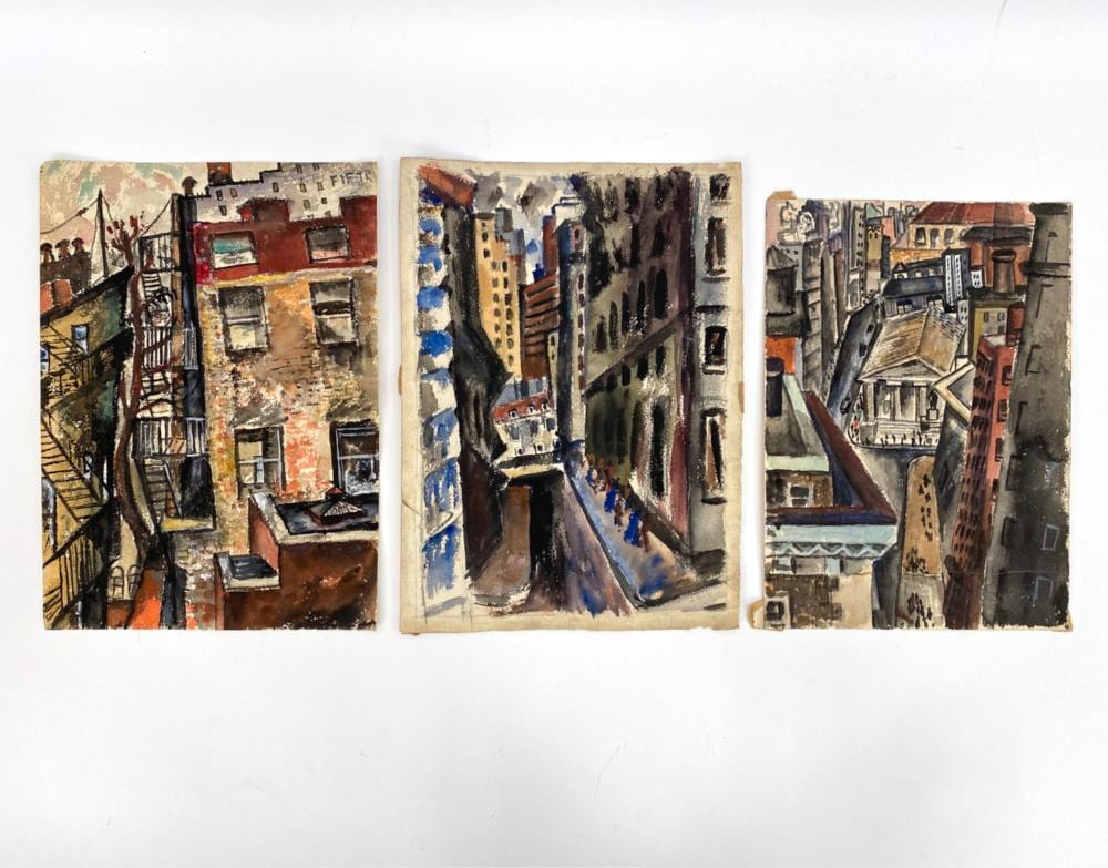 Nathaniel Dirk comparable auction result: 3 nathaniel dirk 1895 1961 1920 s nyc