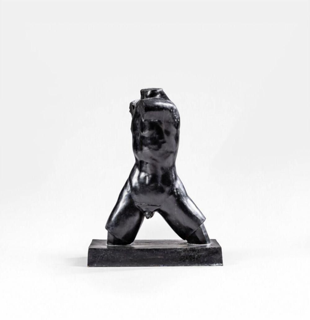 Raymond Delamarre comparable auction result: bust of a man buste d homme