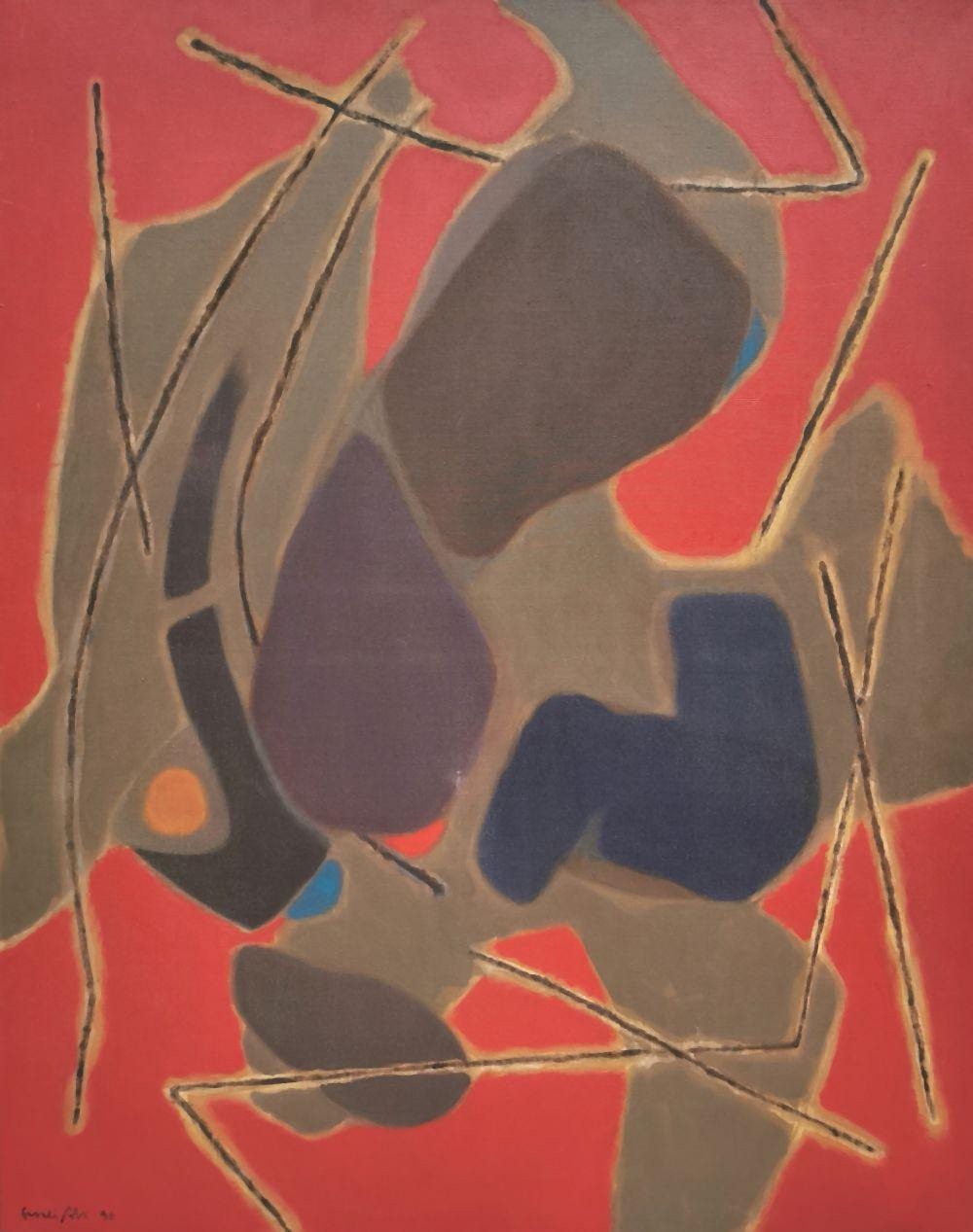 Roger Greisch comparable auction result: roger greisch 1917 1999 composition composition