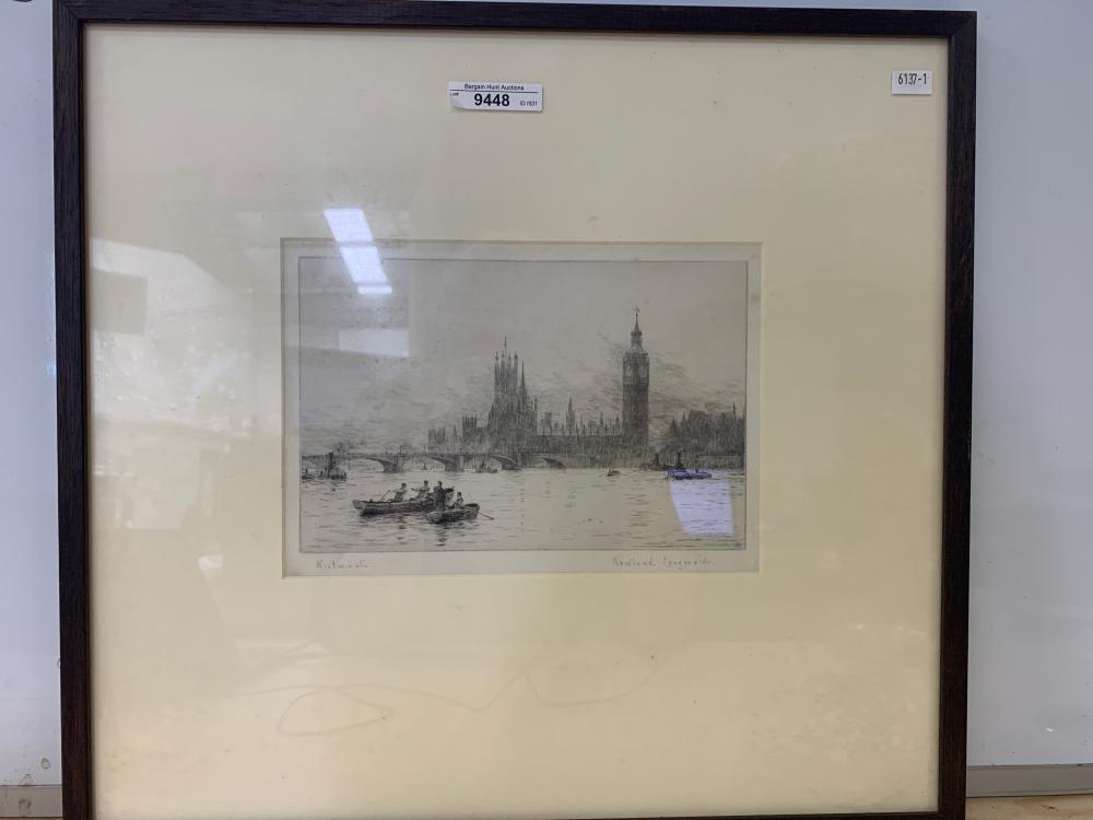 rowland langmaid english 1897 1956 westminster engraving approx frame 43 x 40cm engraving 21 x 13cm · Bargain Hunt Auctions · 2024-03-24 Rowland Langmaid comparable auction result: rowland langmaid english 1897 1956 westminster engraving approx frame 43 x 40cm engraving 21 x 13cm