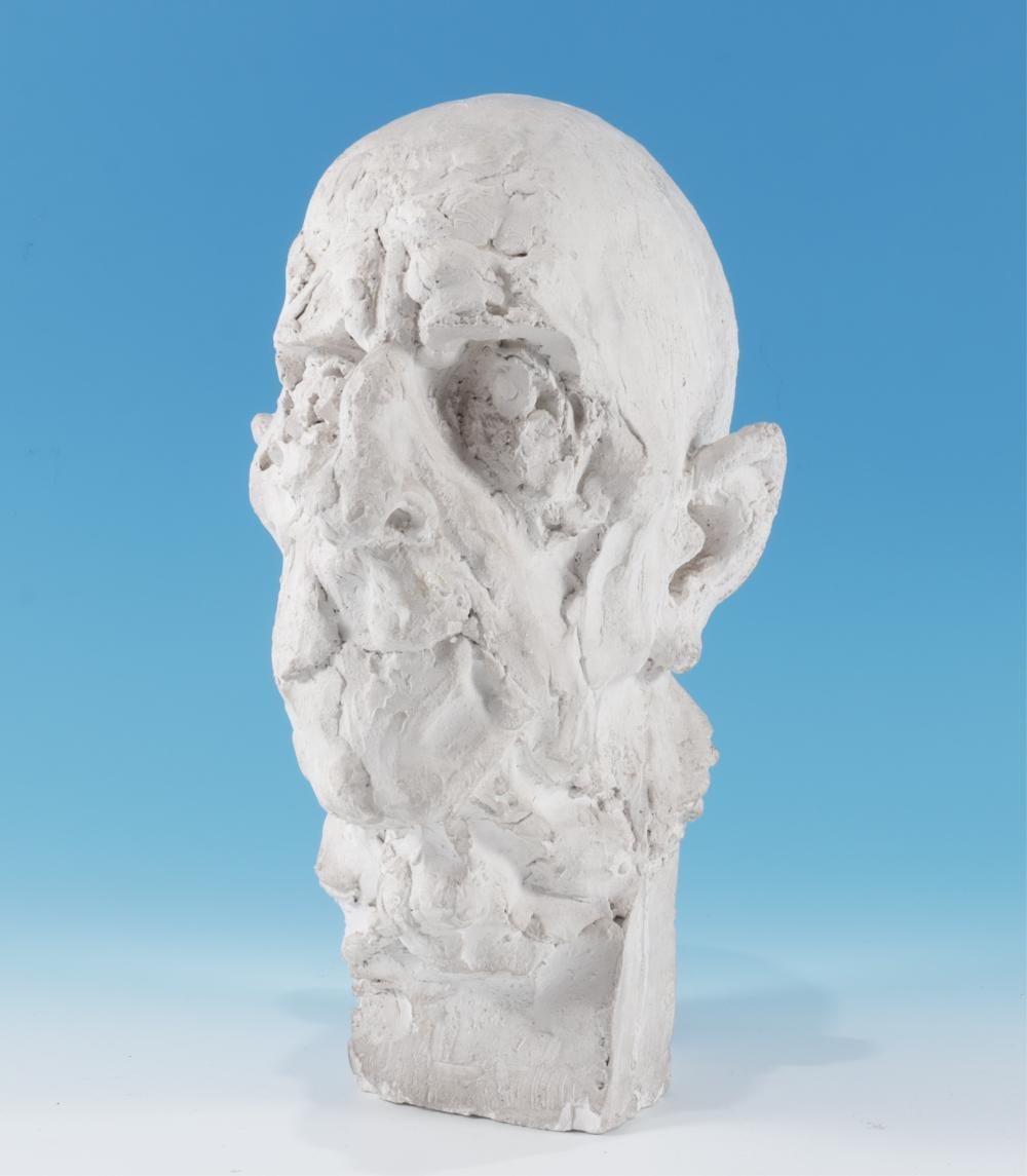 Peter Agostini comparable auction result: peter agostini old man series plaster