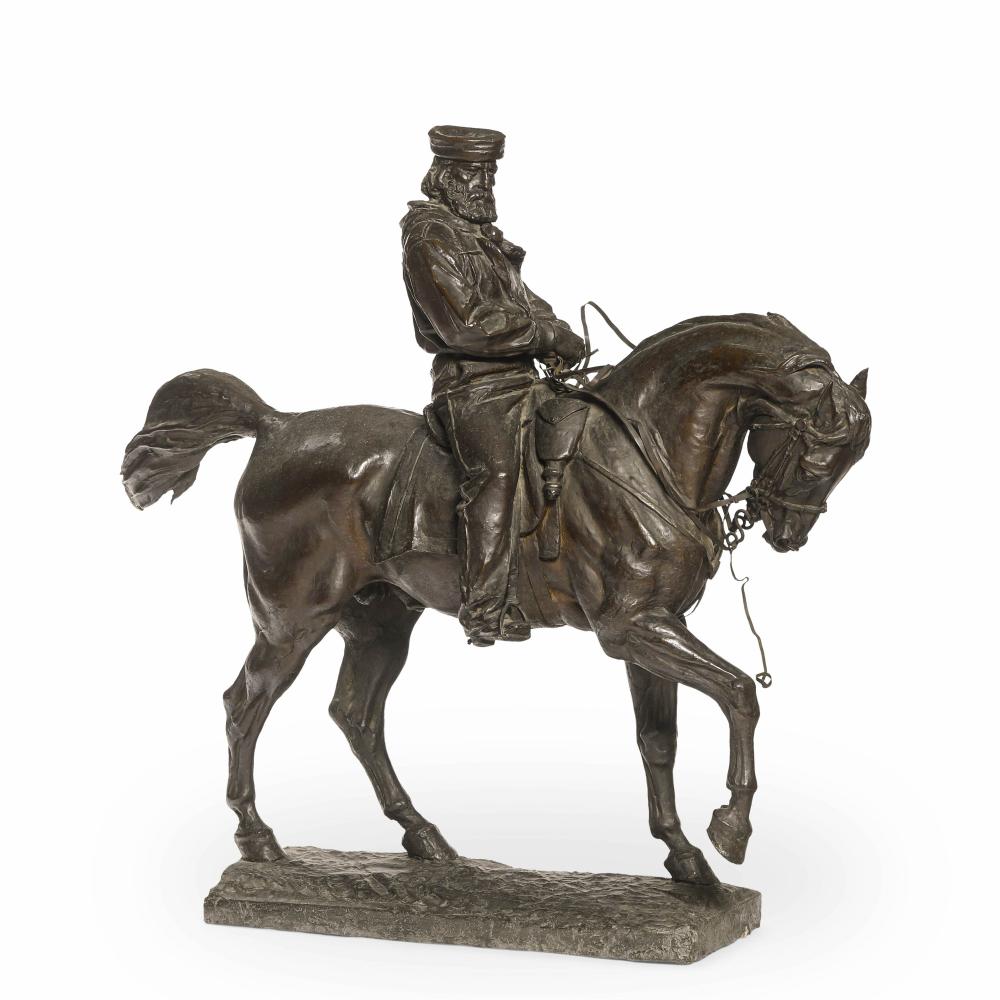 Augusto Rivalta comparable auction result: augusto rivalta 1837 alessandria 1925 firenze garibaldi a cavallo