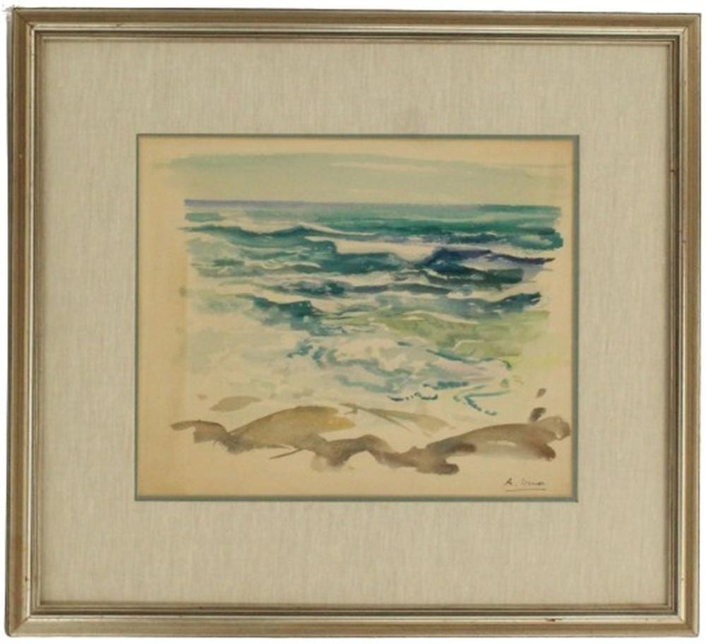 Arthur Lismer comparable auction result: arthur lismer 1885 1969 canadian watercolor