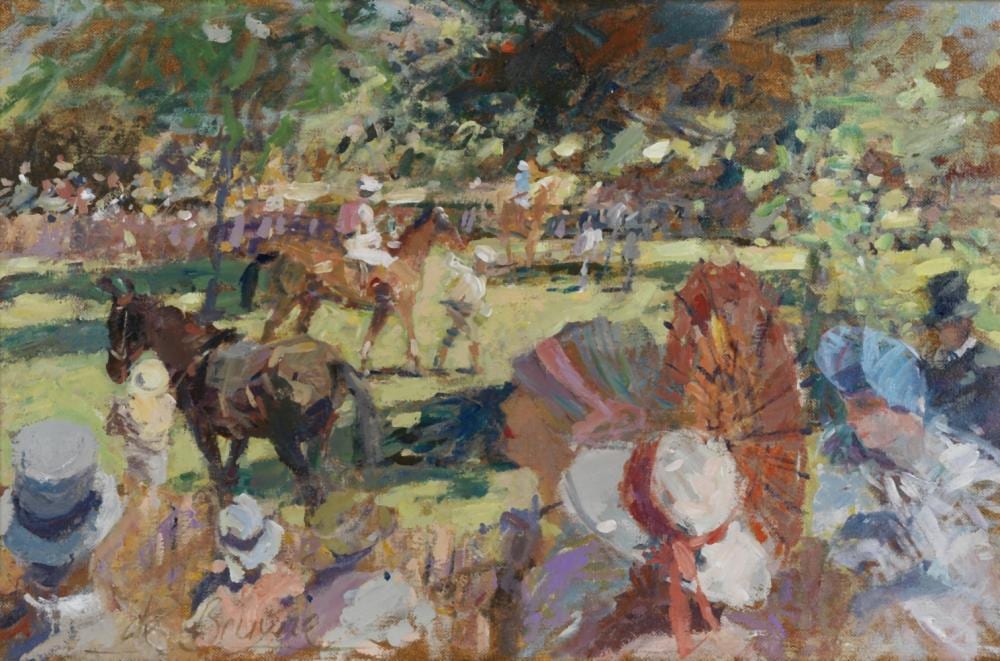 Dexter de Bruyne comparable auction result: dexter brown british born 1942 the paddock