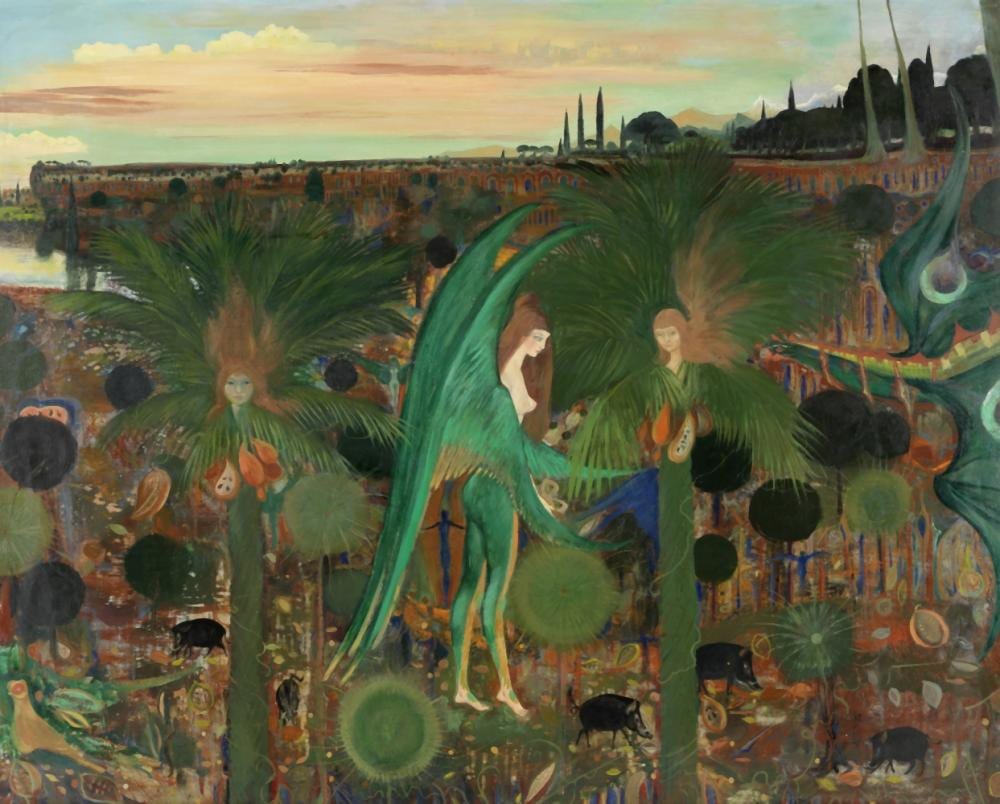 George Jardine comparable auction result: george wallace jardine british 1920 2003 city in the clouds
