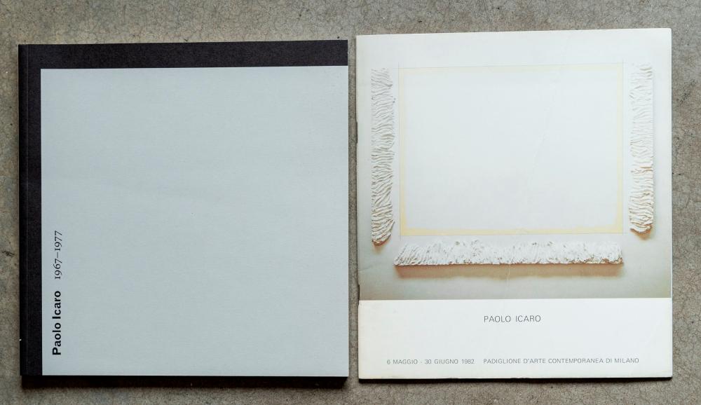Icaro comparable auction result: paolo icaro lot of two catalogues