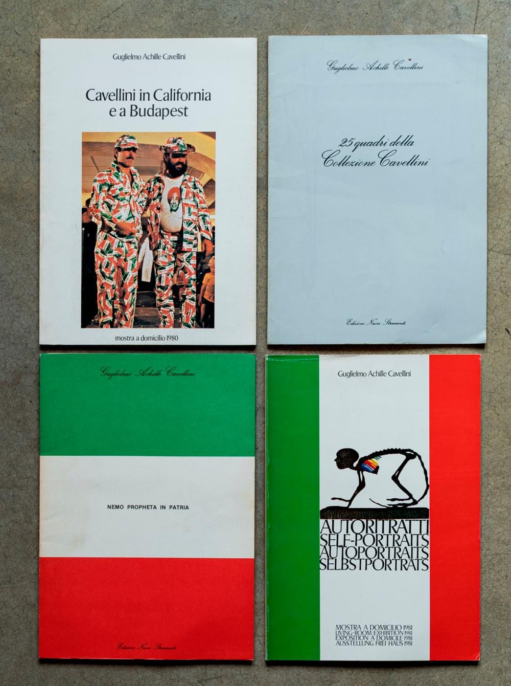 Guglielmo Achille Cavellini comparable auction result: guglielmo achille cavellini lot of four catalogues