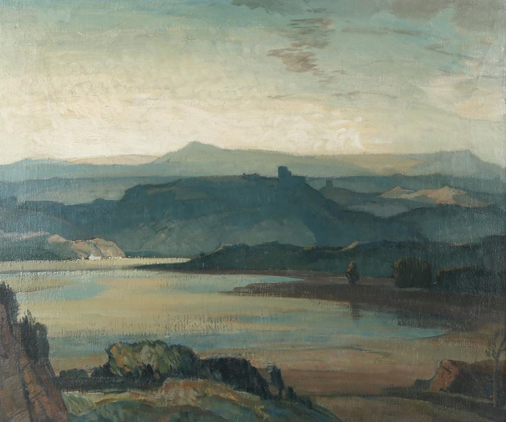 Robin Wallace comparable auction result: robin wallace british 1897 1952 the lake mounta