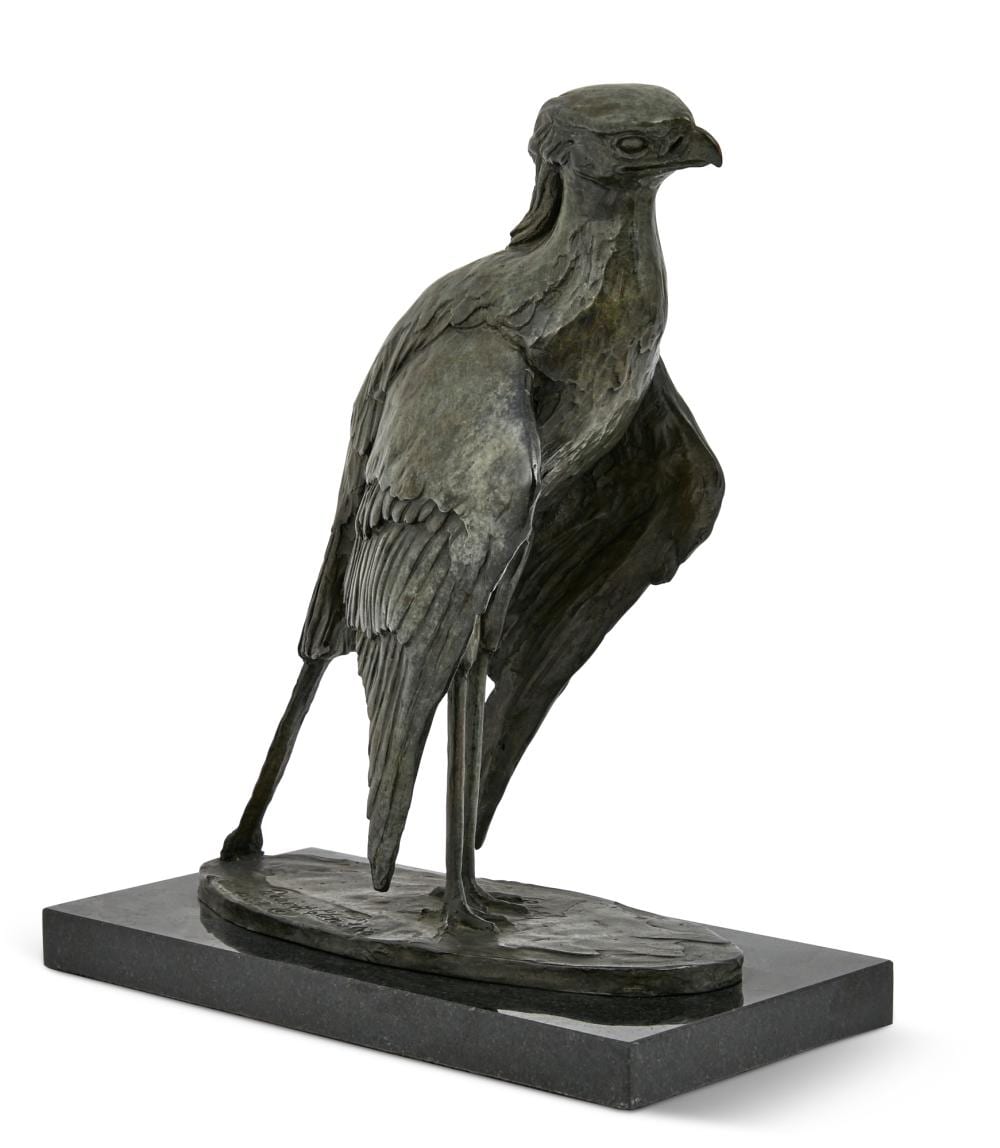 robert glen american b 1940 hawk patinated bronze overall 11 1 2 x 9 3 4 x 5in 29 x 25 x 12 5cm · Andrew Jones Auctions · 2024-03-26 Robert Glen comparable auction result: robert glen american b 1940 hawk patinated bronze overall 11 1 2 x 9 3 4 x 5in 29 x 25 x 12 5cm
