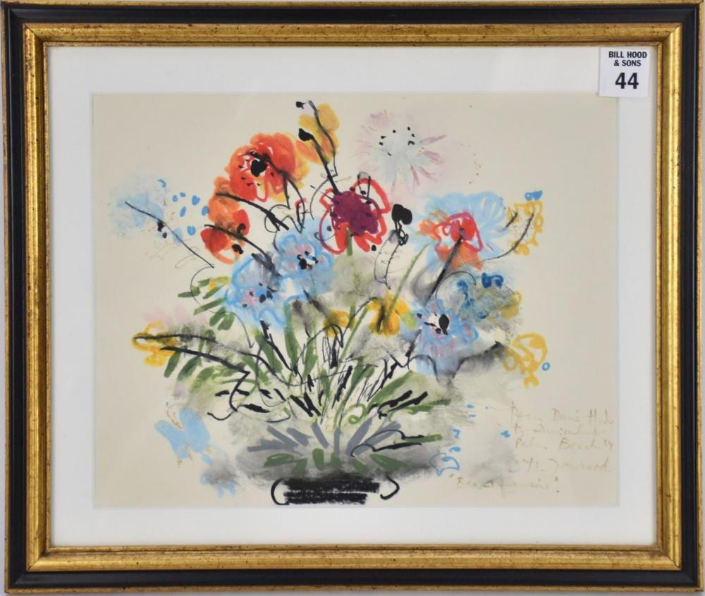 monique journod french born 1935 watercolor lumieres de toscane collection particuliere 1984 dedicated 8 5 x 10 inches · Bill Hood & Sons Arts & Antiques Auctions · 2024-03-26 Monique Journod comparable auction result: monique journod french born 1935 watercolor lumieres de toscane collection particuliere 1984 dedicated 8 5 x 10 inches