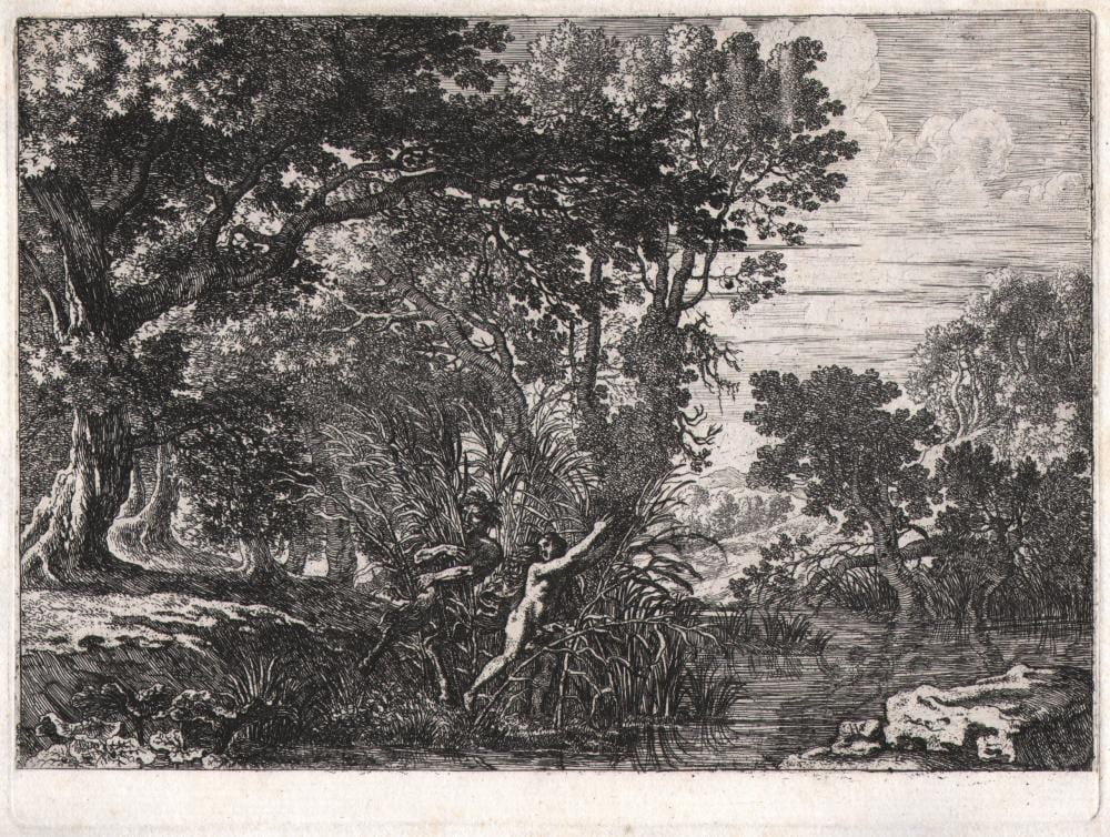 Herman van Swanevelt comparable auction result: herman van swanevelt pan and syrinx