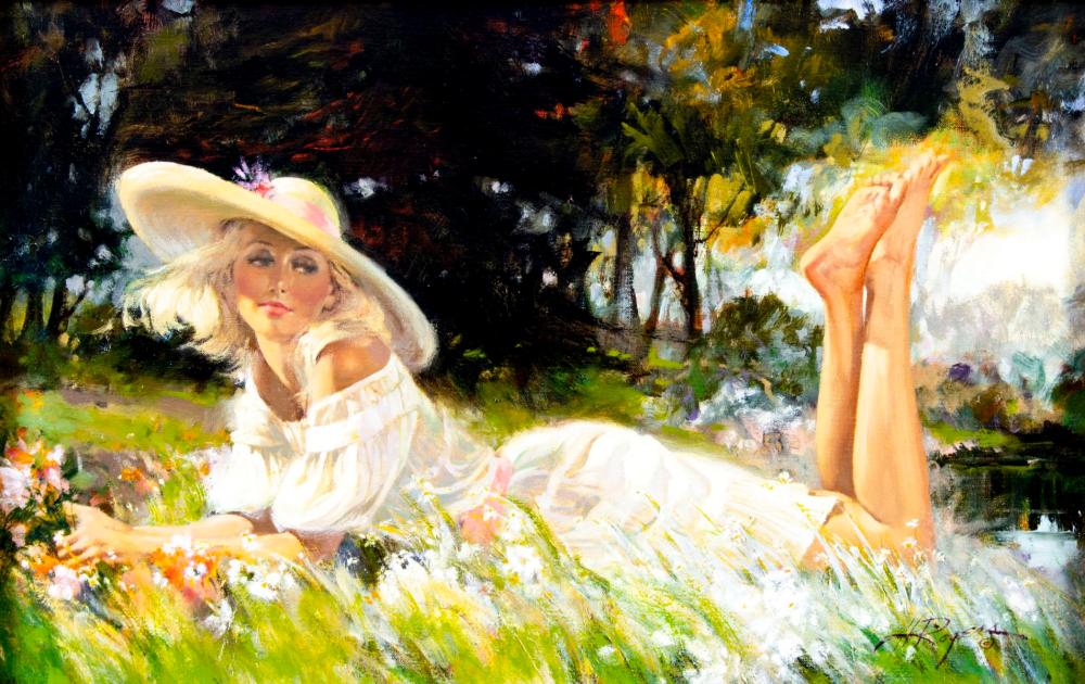 Howard Rogers (AZ,CA,1932-2022) oil painting sold by Broward Auction Gallery LLC, lot 103 — auction record photograph