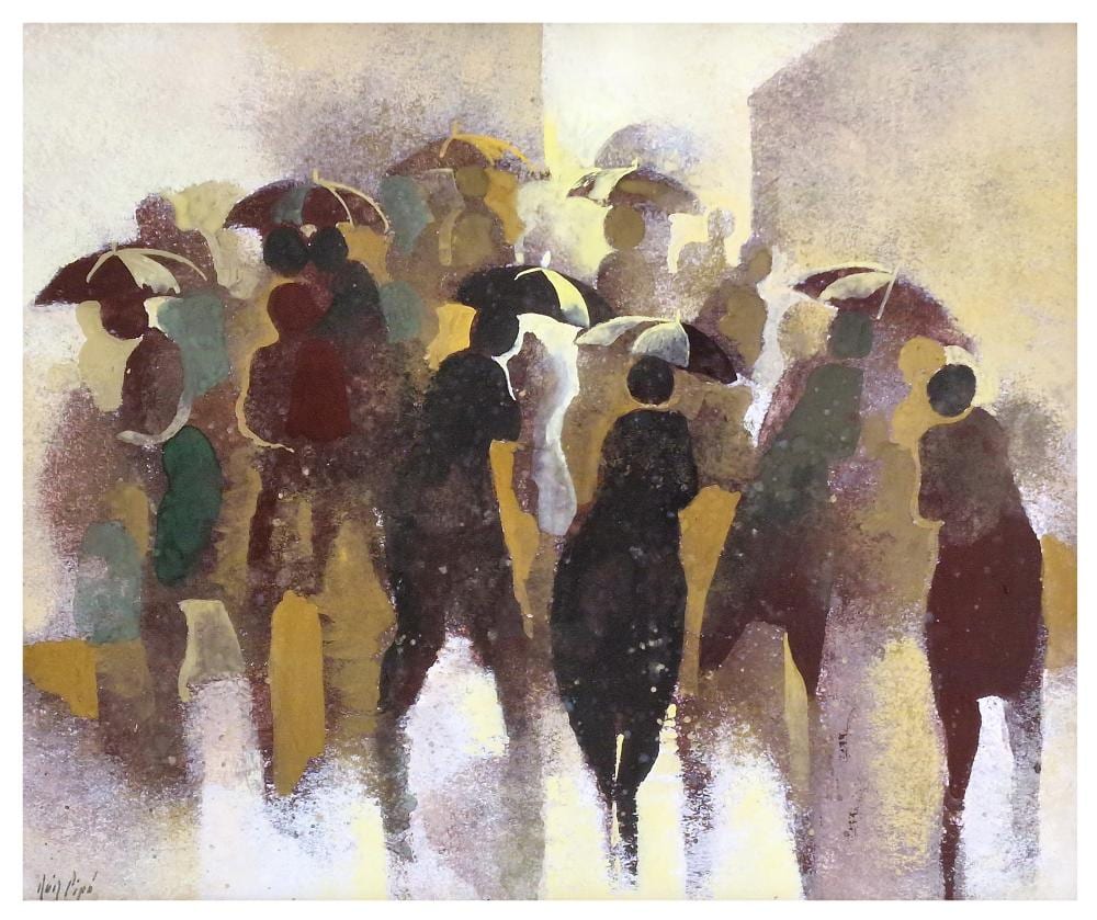 Manuel Ruiz Pipó comparable auction result: manolo ruiz pipo 1929 1999 paris sous la pluie