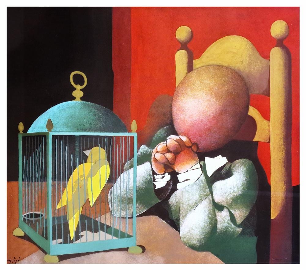 Manuel Ruiz Pipó comparable auction result: manolo ruiz pipo 1929 1999 l oiseau d orlando