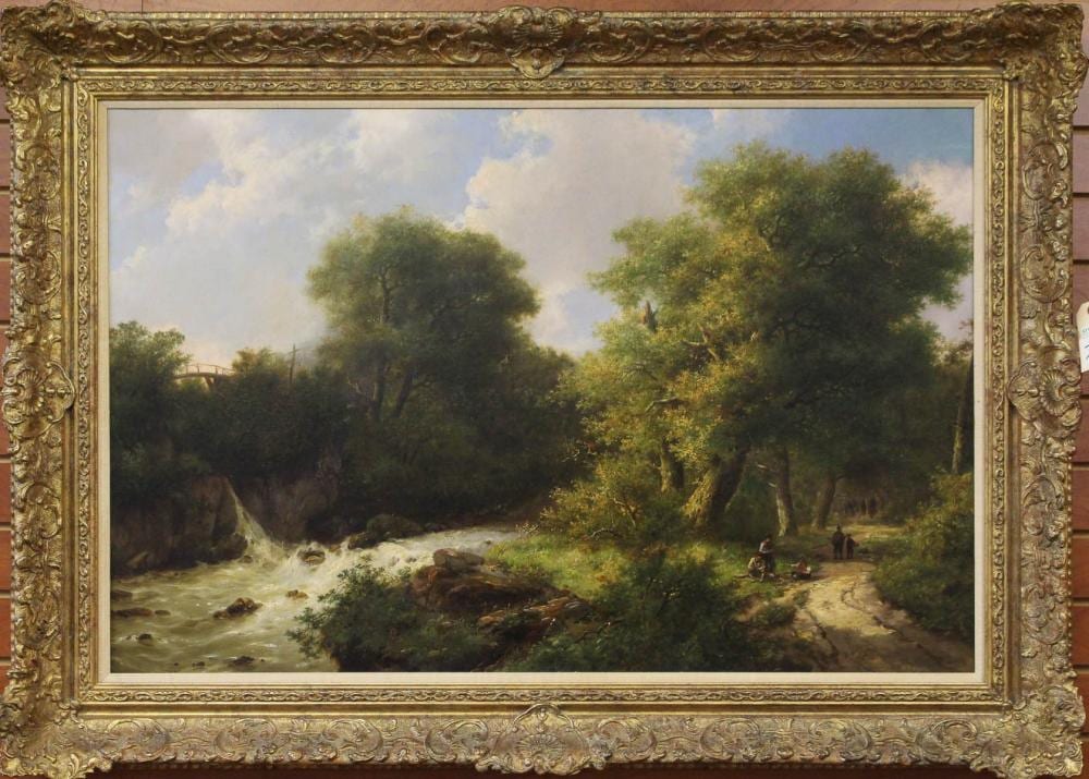 Hendrik Pieter Koekkoek comparable auction result: hendrik pieter koekkoek oil on canvas