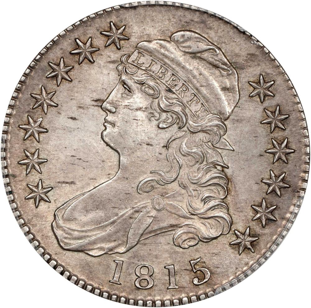 1815/2 Capped Bust Half Dollar. O-101a. Rarity-2. Die State 101.2. MS-63 (PCGS). sold by Stack's Bowers Galleries, lot 4106 — auction record photograph