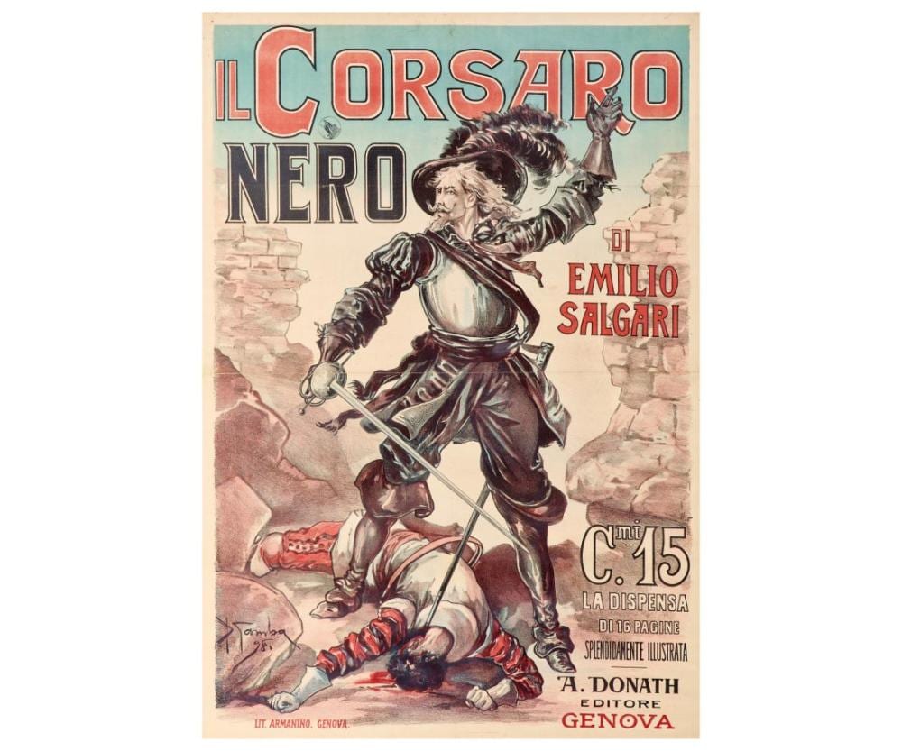 pipein gamba 1868 1954 il corsaro nero 1898 · Aste Bolaffi · 2024-04-17 Giuseppe Garuti comparable auction result: pipein gamba 1868 1954 il corsaro nero 1898