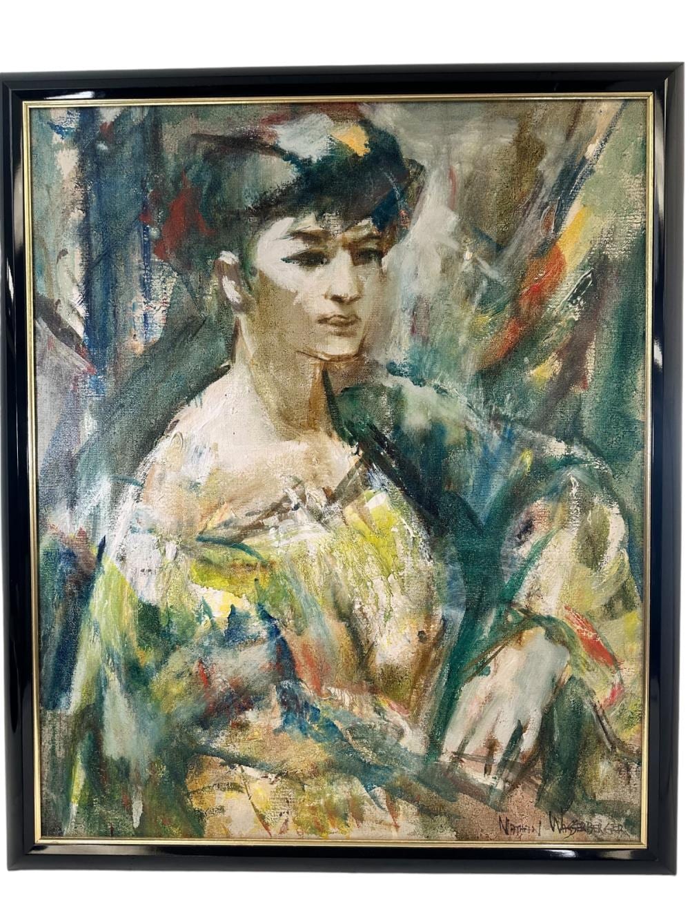 nathan wasserberger 1928 2013 oil on canvas · Neely Auction · 2024-04-07 Nathan Wasserberger comparable auction result: nathan wasserberger 1928 2013 oil on canvas