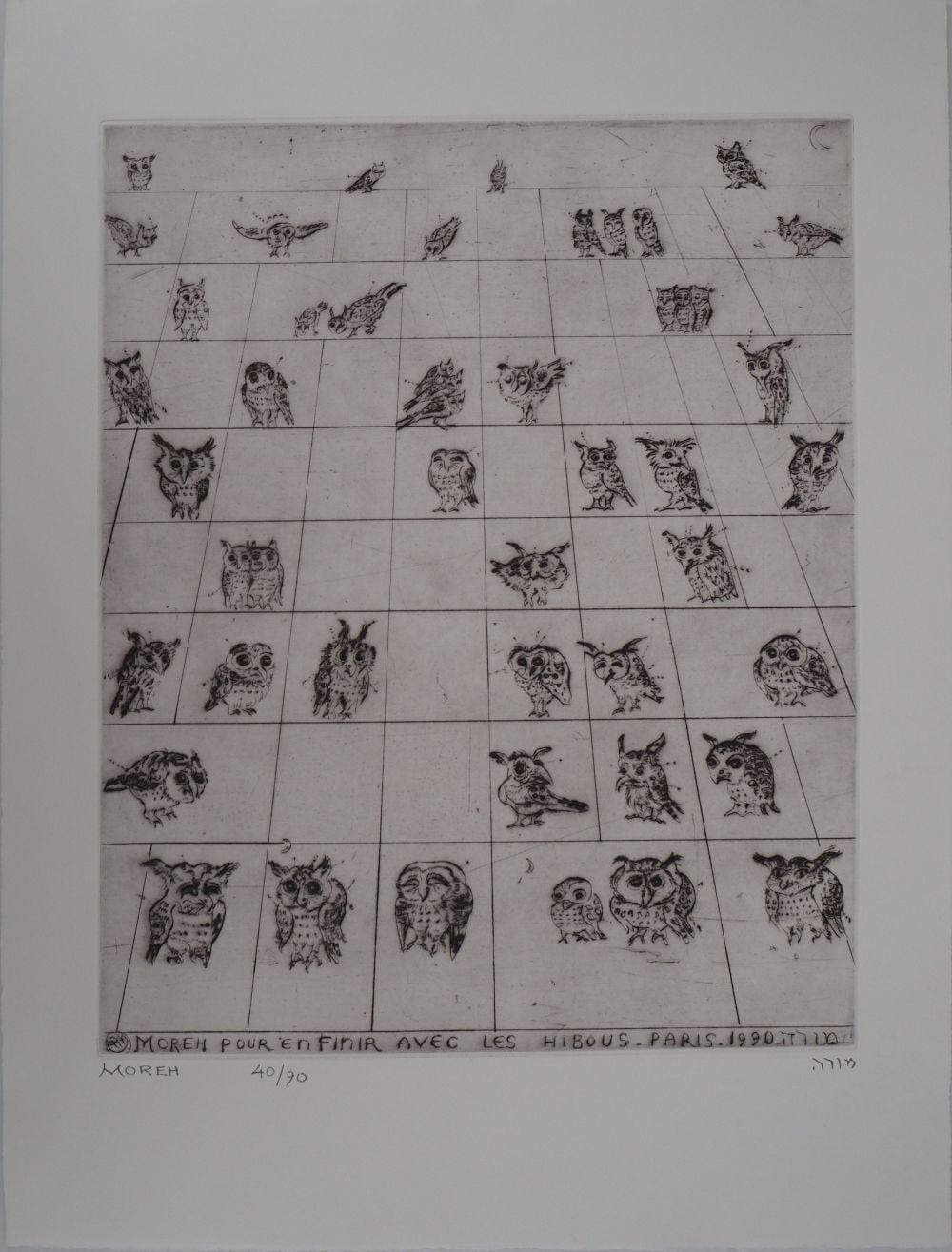 Mordecai Moreh comparable auction result: mordecai moreh pour en finir avec les hiboux