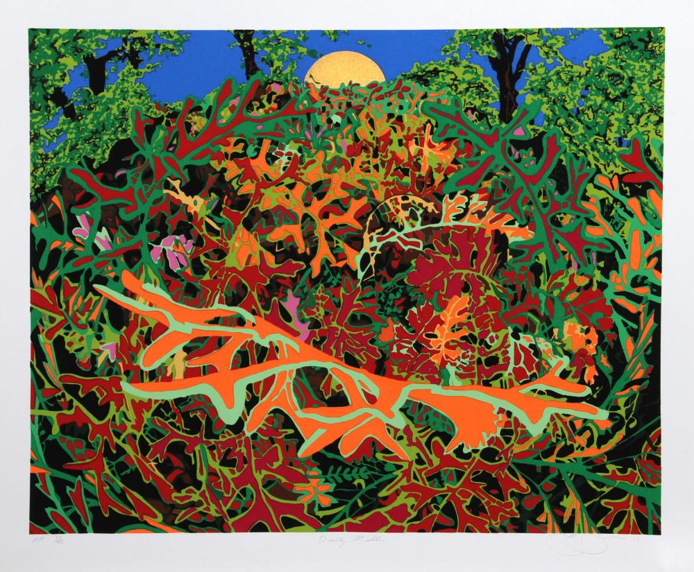Jon D'Orazio comparable auction result: jon d orazio dusty miller screenprint
