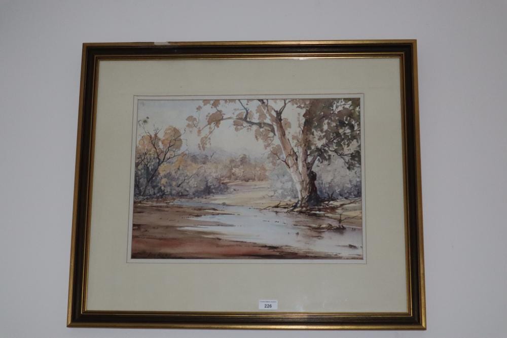 Les Rees comparable auction result: les rees australian 1914 2001 gum trees in land