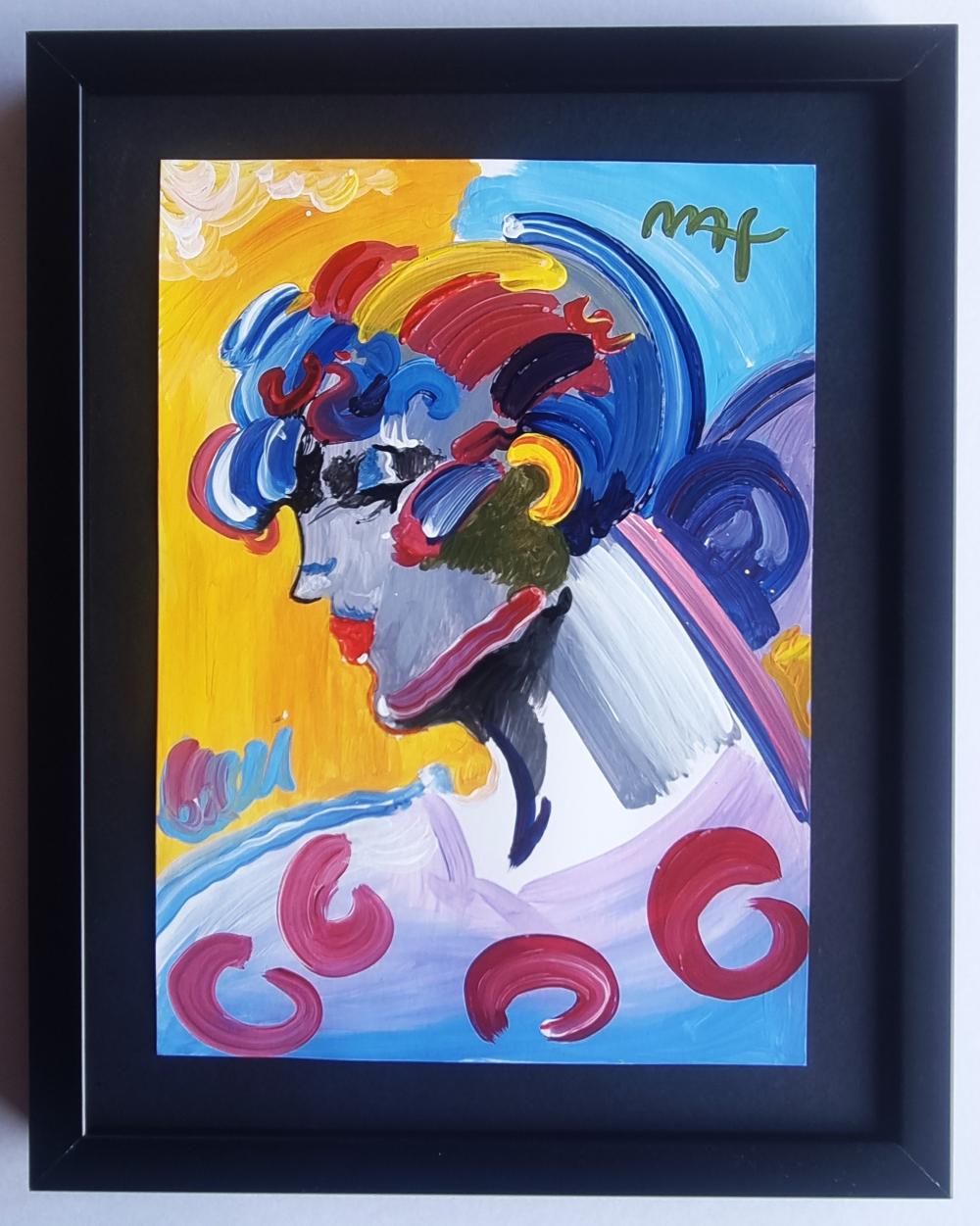 Peter Max , Mixed media Drawing signed sold by Novartia, lot 220 — auction record photograph