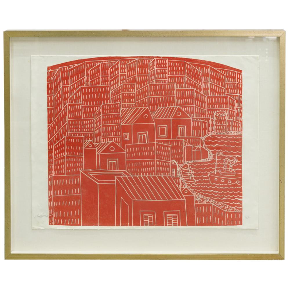 Alexander Robinson comparable auction result: alexandre alecos fassianos greek 1935 2022 lithograph on paper