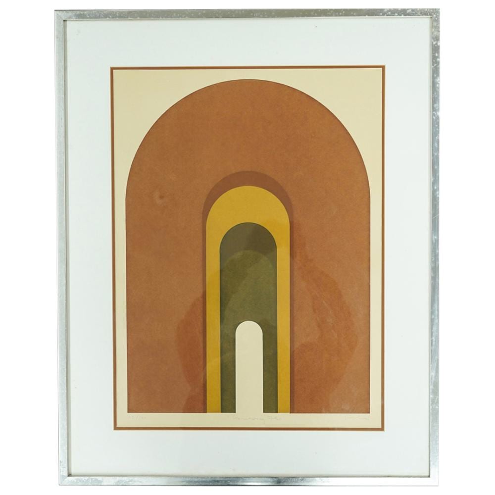 Frank Rowland comparable auction result: frank rowland serigraph on paper