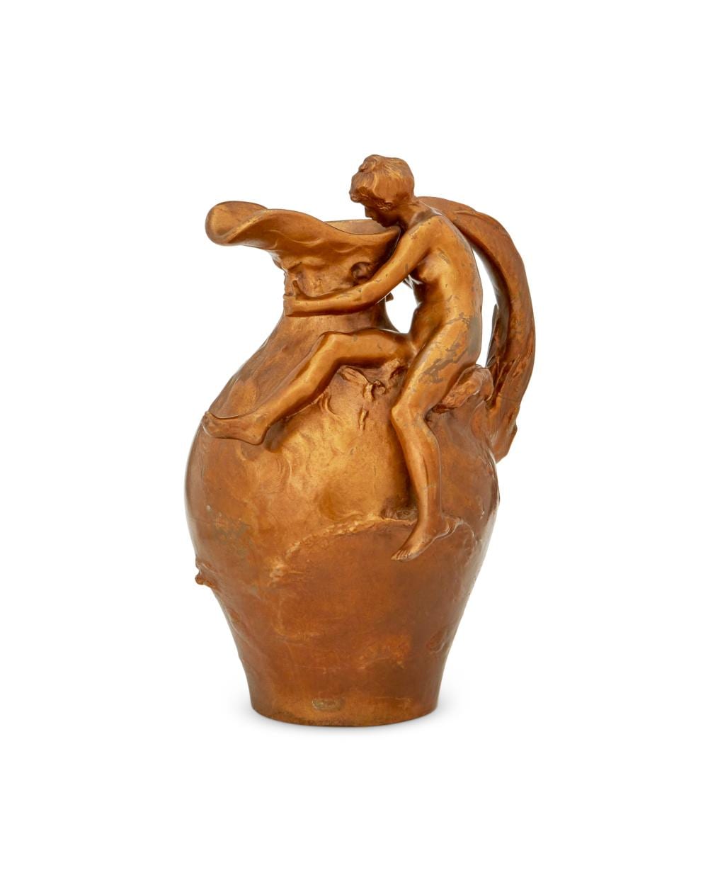 Auguste Ledru comparable auction result: auguste ledru 1862 1902 art nouveau figural pitcher with naiad