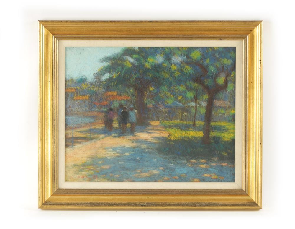 John Mackie comparable auction result: john mackie scottish b 1953 a pastel on paper