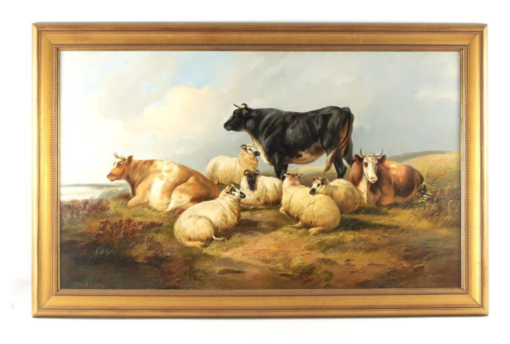 John W. Morris comparable auction result: john w morris 1865 1924 a large oil on canvas