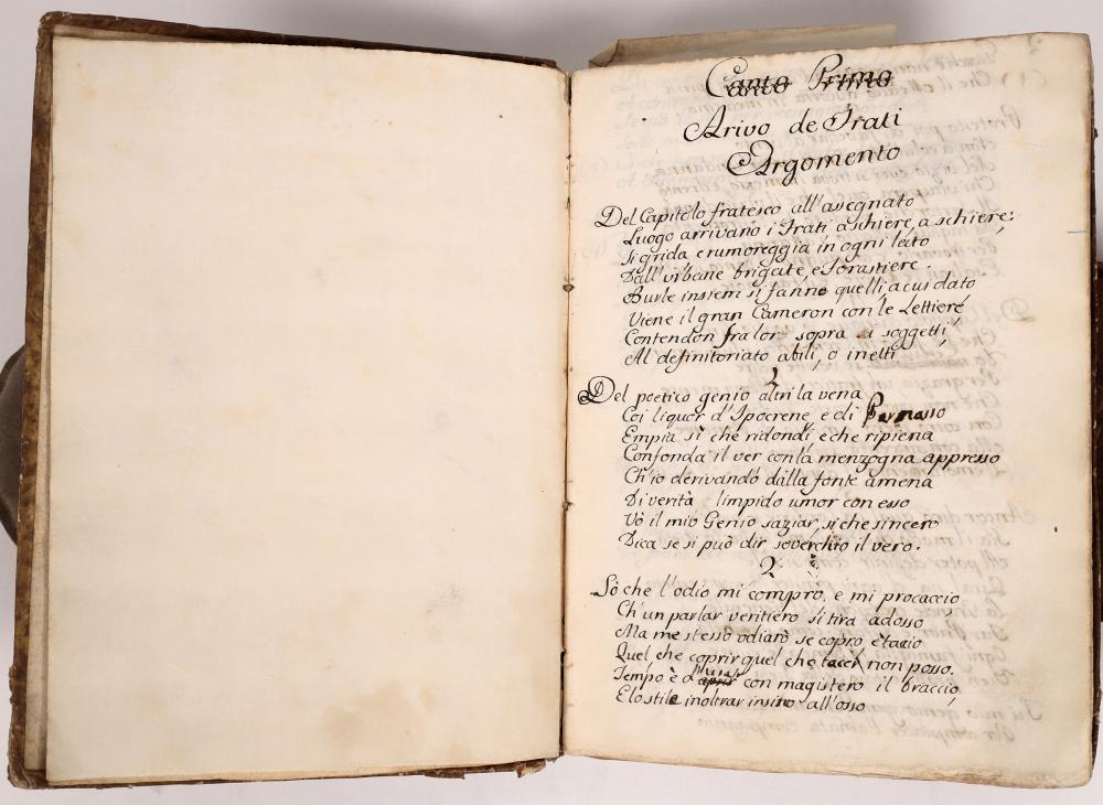Il Capitolo dei Frati, Original c1600 by Jesuit Monk Sebastiano Chiesa [168200] sold by Holabird Western Americana, lot 1446 — auction record photograph