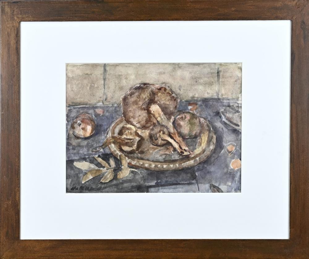 Otto B. de Kat comparable auction result: otto b de kat still life mushrooms