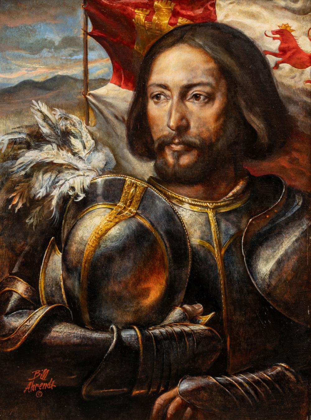 William Harry Ahrendt comparable auction result: william harry ahrendt american b 1933 oil on board ca 1980s francisco v zquez de coronado h 24 w 18