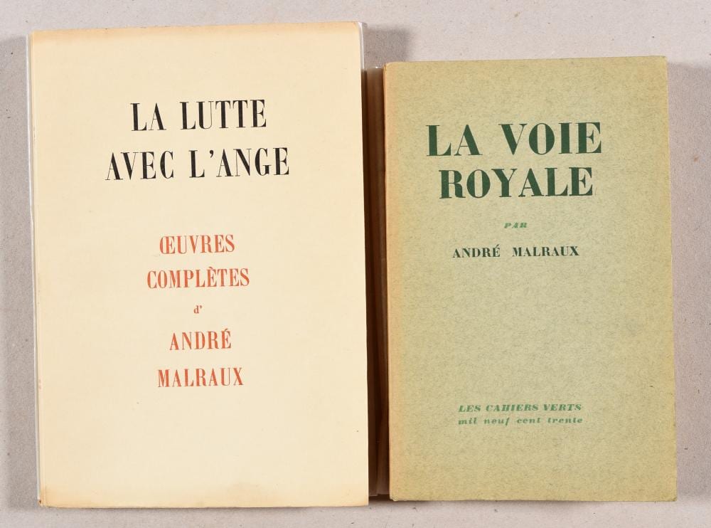 André Malraux comparable auction result: 2 ouvrages